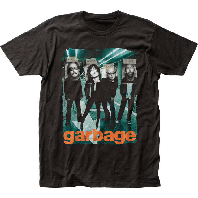 Garbage "Taped" Album cover Mens Unisex T-Shirt -Available Sm to 2x