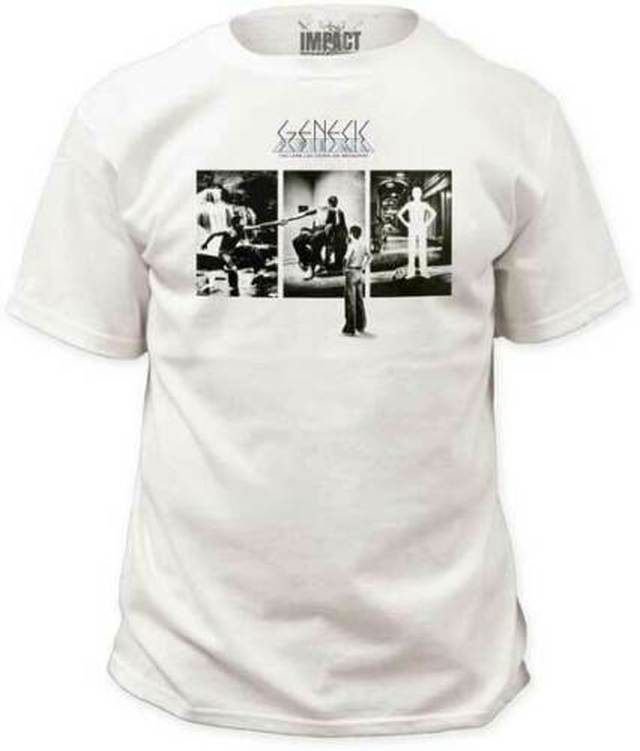 GENESIS "DOWN ON BROADWAY" Album cover Mens Unisex T-Shirt -Available Sm to 2x