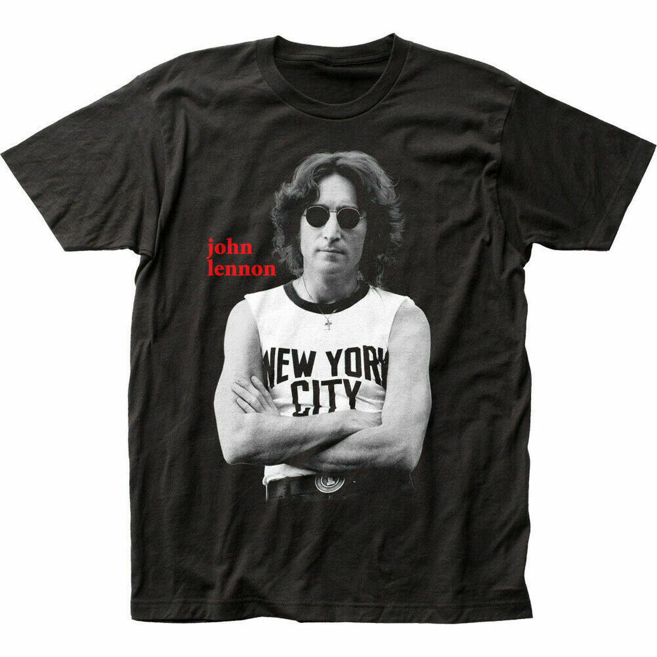 John Lennon "New York City" Mens Unisex T-Shirt -Available Sm to 2x