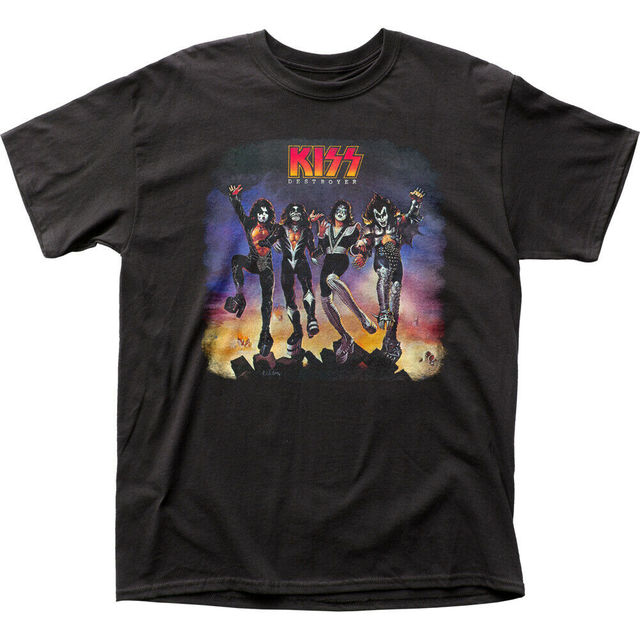 KISS "Destroyer" Album Cover Mens Unisex T-Shirt - Available in Sm to 2x