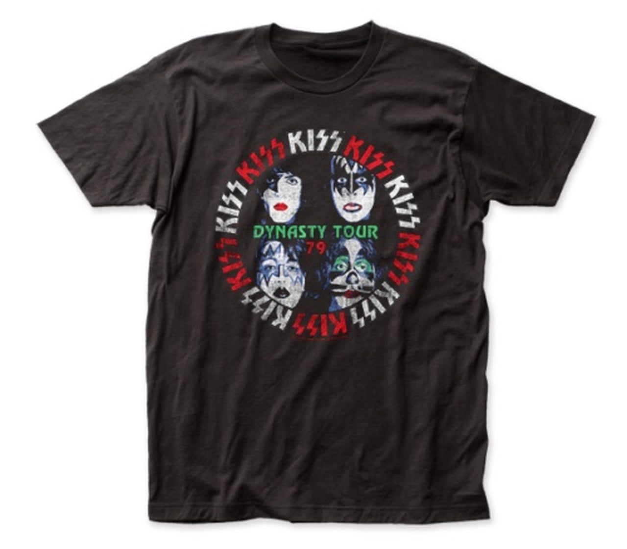 KISS "Dynasty" 1979 Tour Double Sided Mens Unisex T-Shirt -Available in Sm to 2x