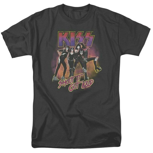 KISS "Shout It Out Loud" Mens Unisex T-Shirt -Available in Sm to 2x