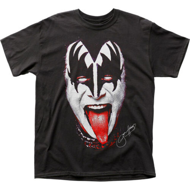 KISS, Gene Simmons "the Demon" Mens Unisex T-Shirt - Available in Sm to 2x