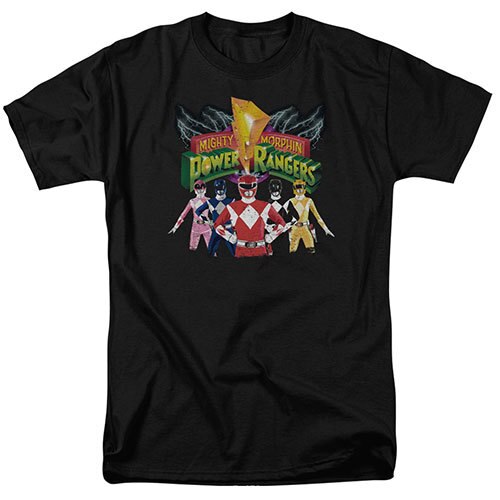 Mighty Morphin Power Rangers-Rangers Unite adult unisex t-shirt