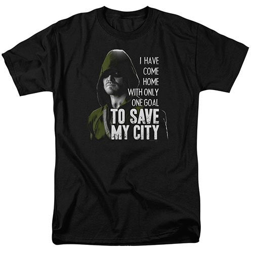 Arrow (tv series)-Save my city adult unisex t-shirt