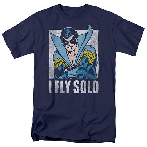 Nightwing- fly solo adult unisex t-shirt