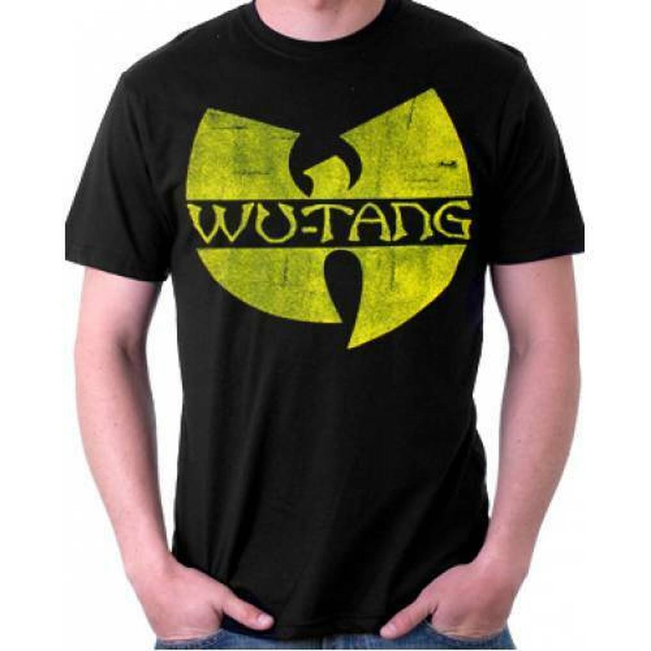 Wu-tang Clan "Distressed Logo" Mens Unisex T-Shirt, Available Sm to 2x
