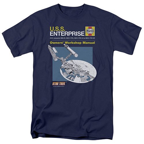 Star Trek-Enterprise Manual adult unisex t-shirt