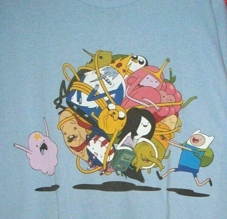 Adventure Time (Cartoon Network) Mens 2x Unisex T-Shirt - New