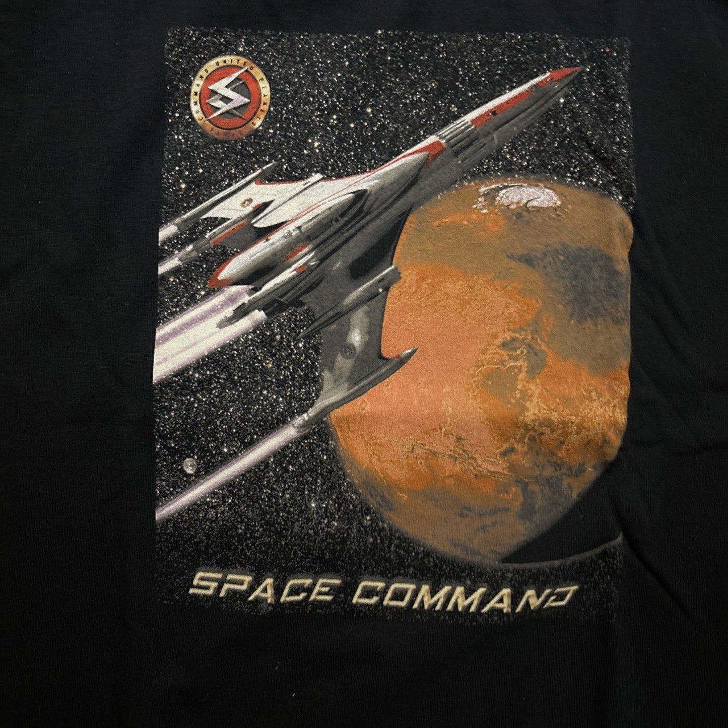 Space Command "Space Command United Planet" Mens Medium Unisex T-Shirt - New