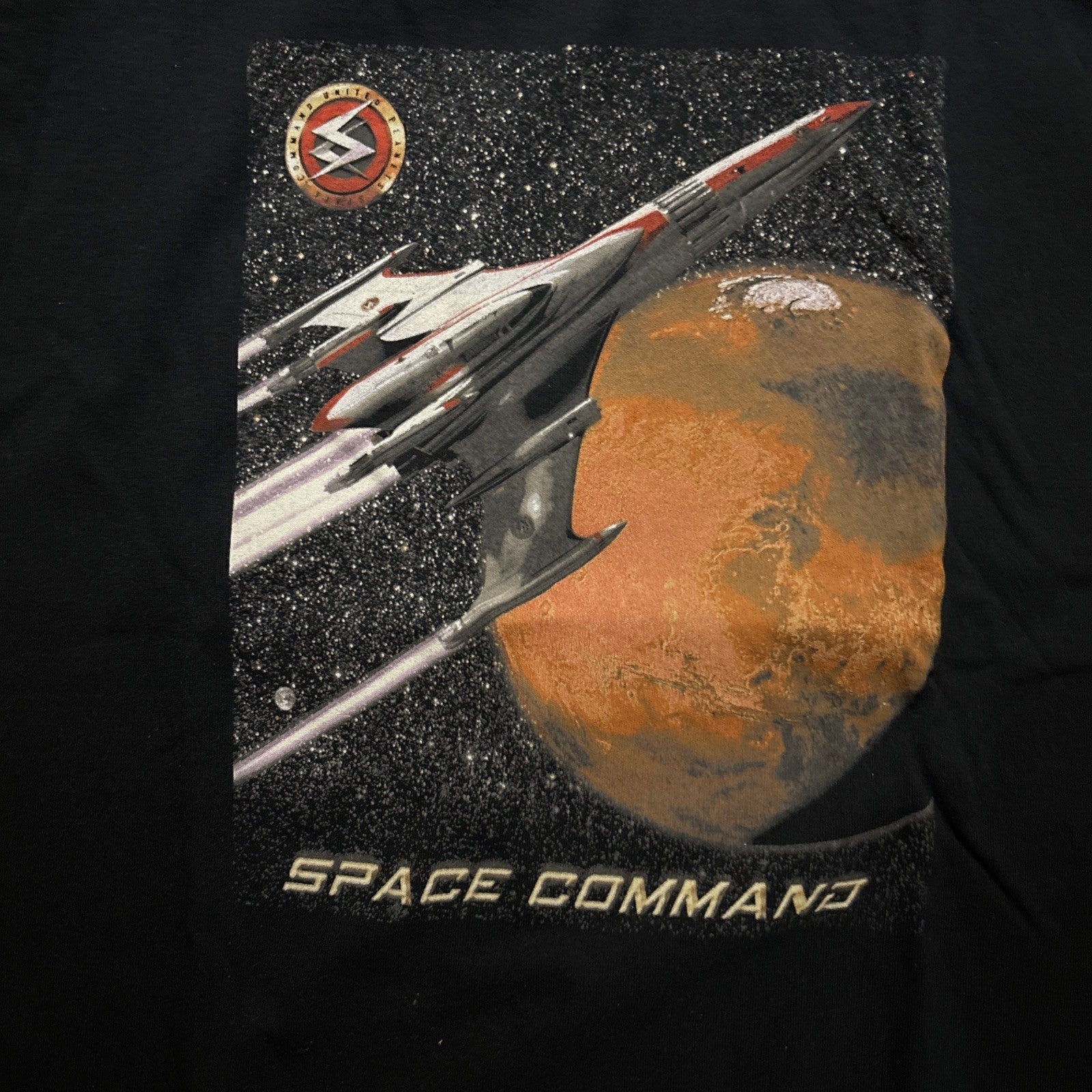 Space Command "Space Command United Planet" Mens Medium Unisex T-Shirt - New