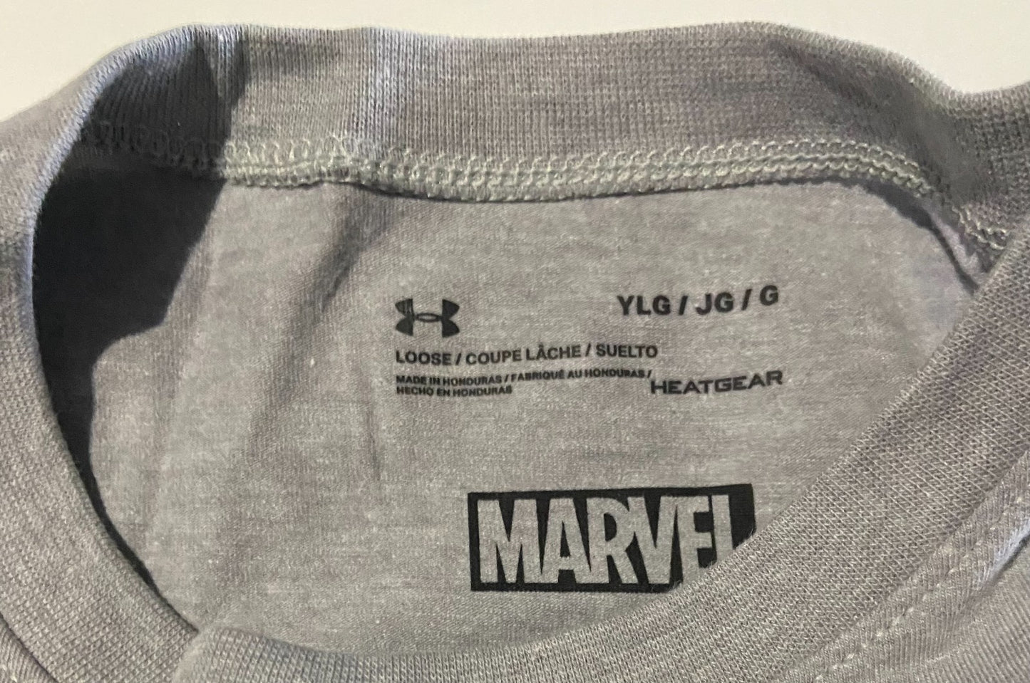 Under Armour Marvel Comics Thor Youth Tshirt HeatGear Size Large New