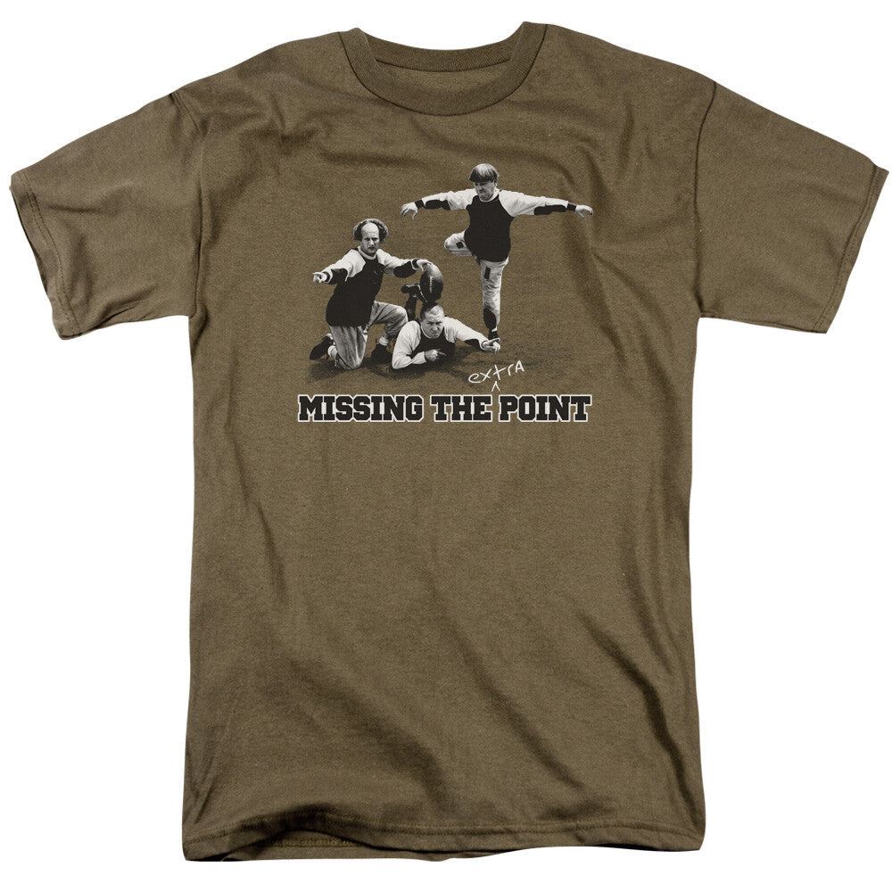 The Three Stooges "Missing the Point"  Mens T-Shirt -Available in  Sm to 3x -new