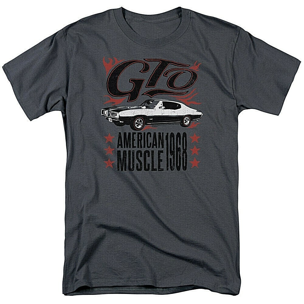 GM Pontiac GTO "American Muscle 1968"  Mens T-shirt -Available Sm to 4x
