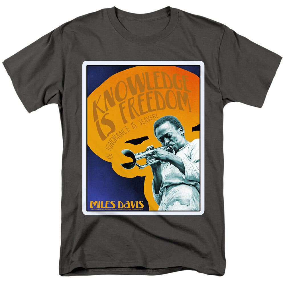 Miles Daves "Knowledge is Freedom" Men Unisex T-Shirt Available in Sm to 5x