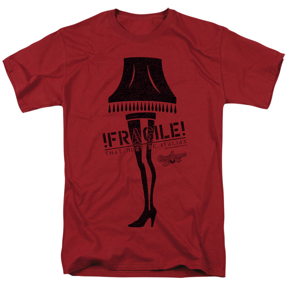 A Christmas Story "Fragile Lamp" Mens Unisex T-shirt -Available in Sm to 3x -new