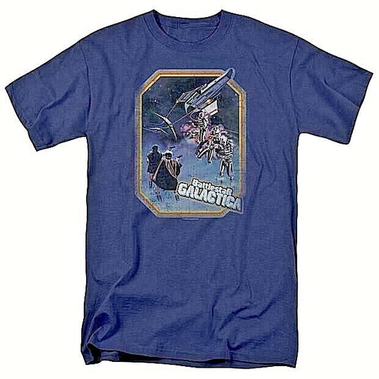 Battlestar Galactica, "1970s Classic Poster" Mens T-Shirt -Available S to 5x