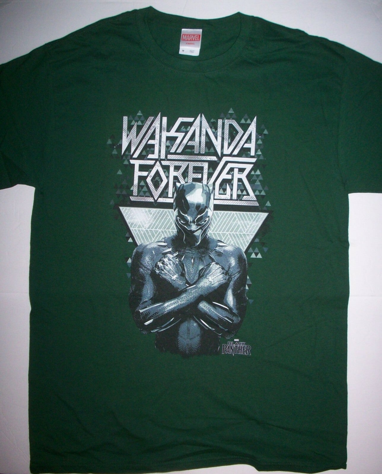 Marvel Black Panther Wakanda Forever  Mens Medium Unisex T-Shirt - New