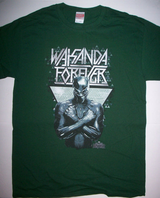 Marvel Black Panther Wakanda Forever  Mens Medium Unisex T-Shirt - New