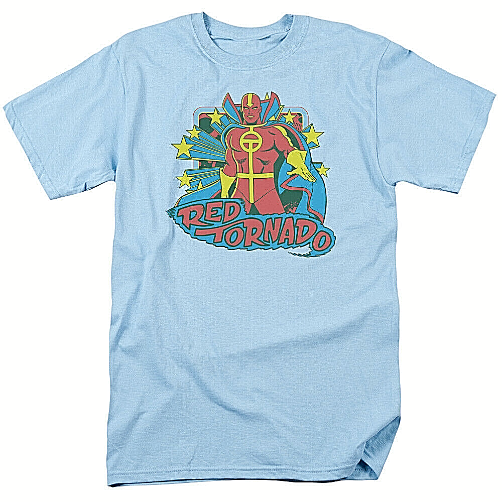 DC Comics, Red Tornado Mens Adult Unisex T-Shirt Available Sm to 3x