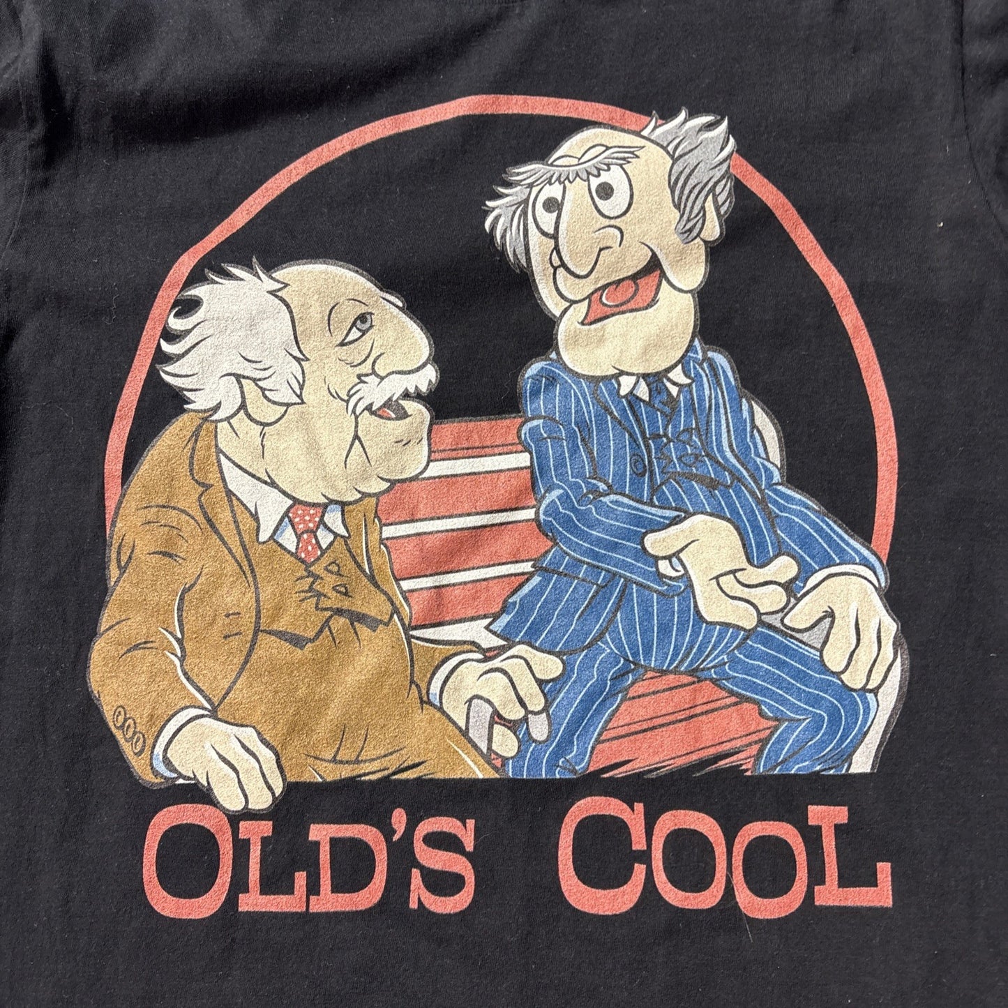 The Muppets, Statler and Waldorf "Old's Cool" Mems Small Unisex T-Shirt - New