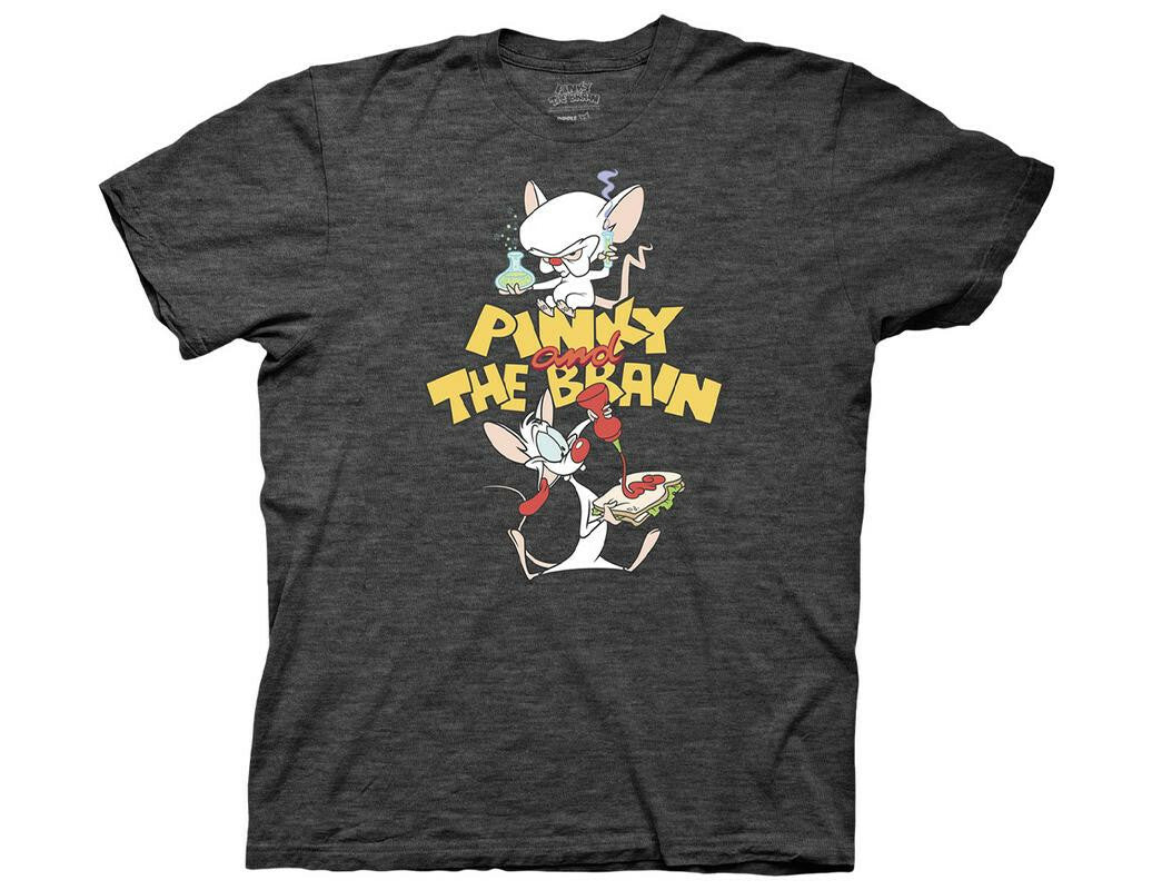 PINKY AND THE BRAIN SCIENCE AND SANDWICH Mens Unisex T-shirt -Available Sm to 3x
