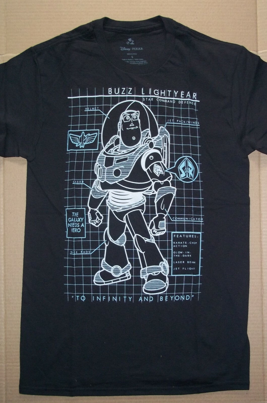 Disney Toy Story Buzz Lightyear  Men's Unisex T-Shirt - Available S & XXL