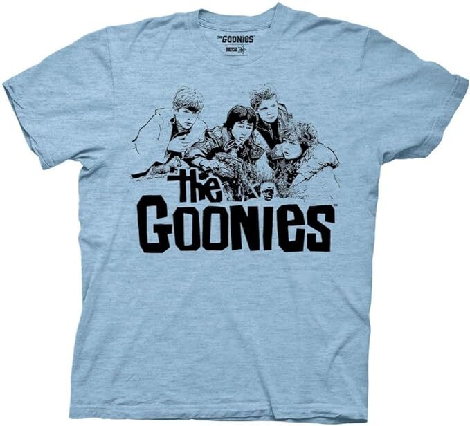 The Goonies, Group at The Lighthouse Mens Unisex T-Shirt, Avialable in Sm to 2x