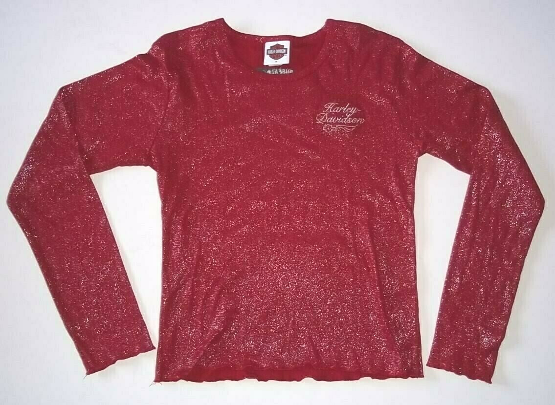 Harley-Davidson, Buffalo, N.Y. Ladies Medium Embroidered Long-Sleeve T-Shirt