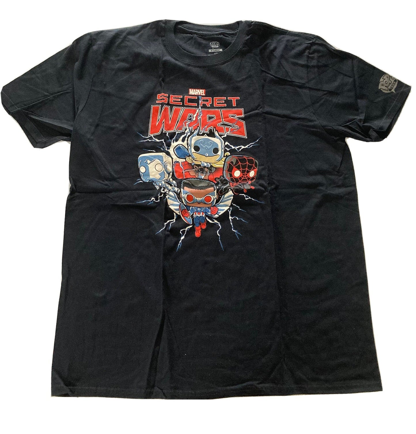 Marvel Comics Secret Wars Pop! Mens xL Unisex T-Shirt -new old stock