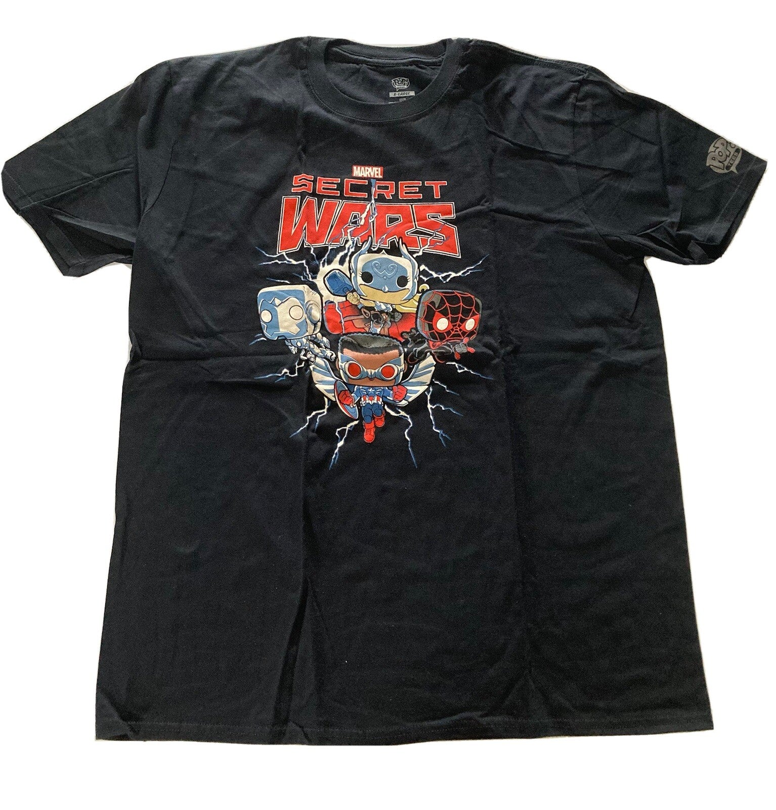 Marvel Comics Secret Wars Pop! Mens xL Unisex T-Shirt -new old stock