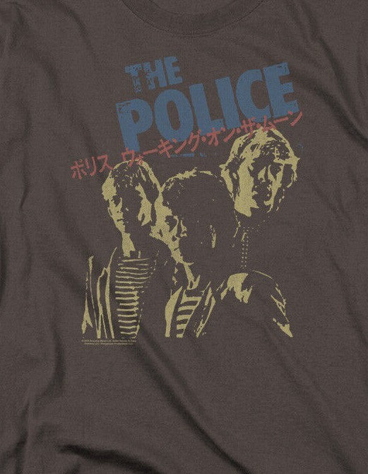The Police "Japanese Poster"  Mens Adult Unisex T-Shirt -Available in Sm to 5x