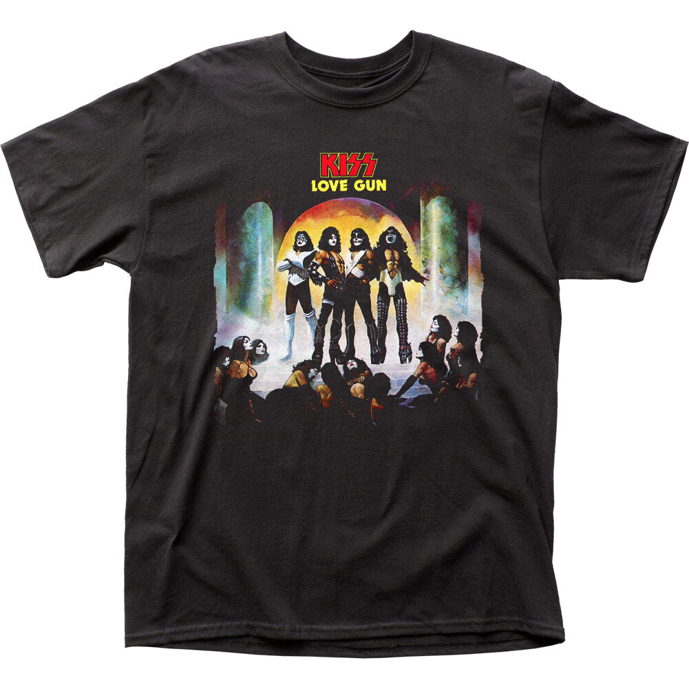 KISS, "Love Gun" Album Cover Mens Unisex T-Shirt - Available in Sm to 2x -new
