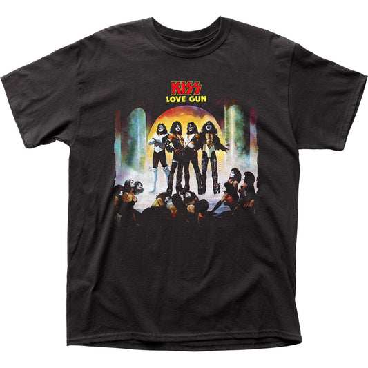 KISS, "Love Gun" Album Cover Mens Unisex T-Shirt - Available in Sm to 2x -new