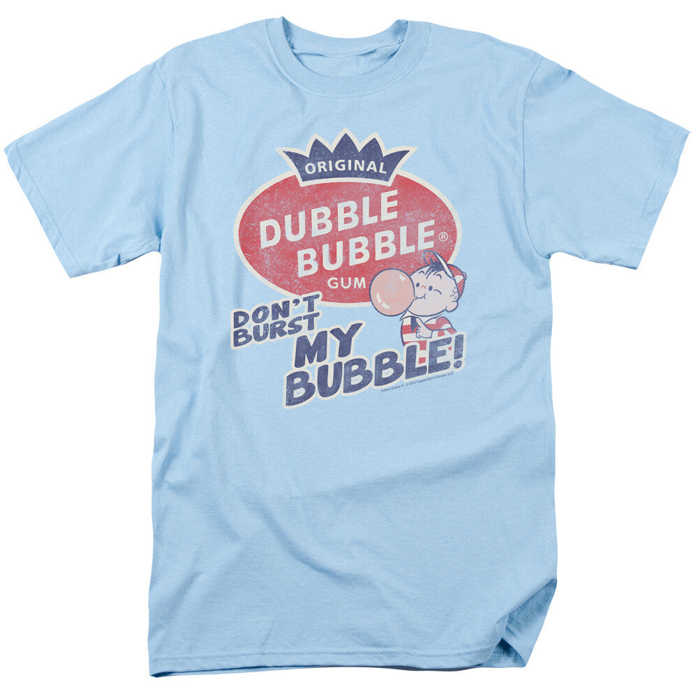 Dubble Bubble Gum "Don't Burst by Bubble! Mens Unisex T-Shirt Available Sm to 5x