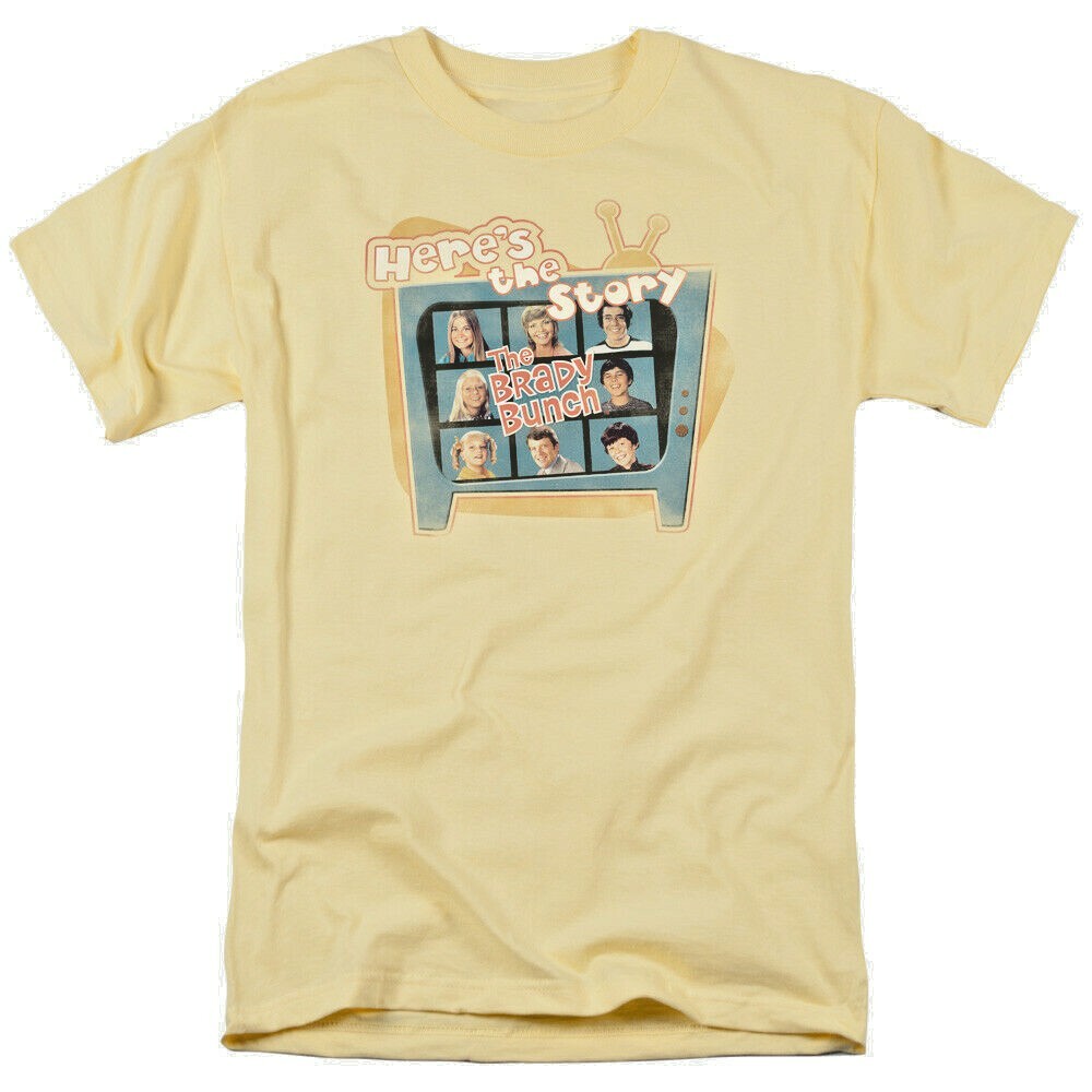 Brady Bunch "Here's the Story" Mens Unisex T-Shirt, Available Sm to 3x