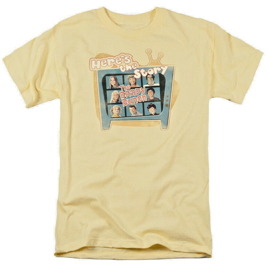 Brady Bunch "Here's the Story" Mens Unisex T-Shirt, Available Sm to 3x