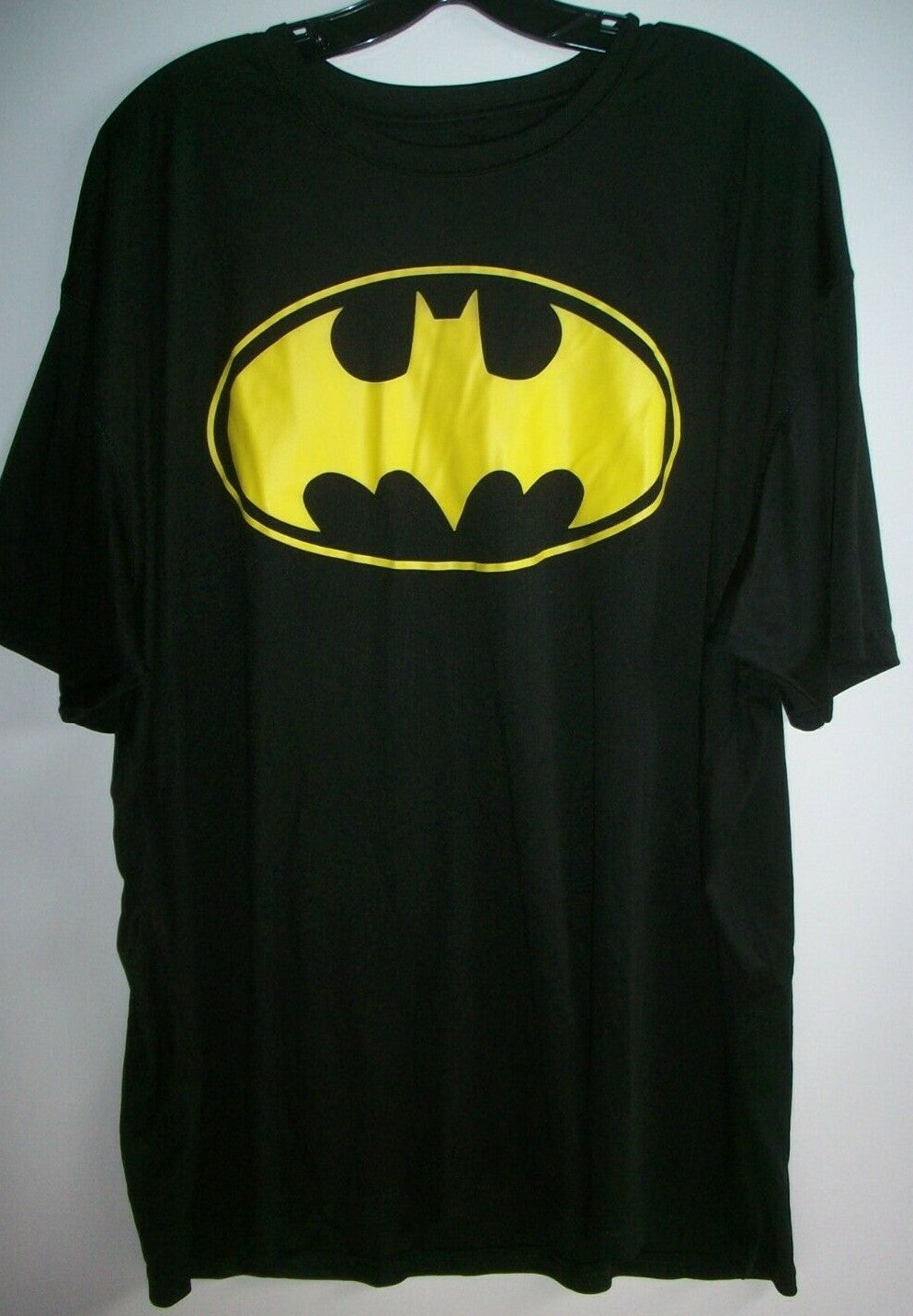 Batman Logo XXL Adult Unisex Polyester T-Shirt - NOS