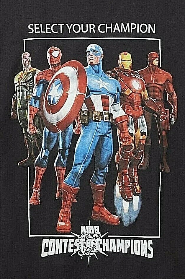 Marvel: Contest of Champions "Select Your Champion" Mens Small Unisex T-Shirt