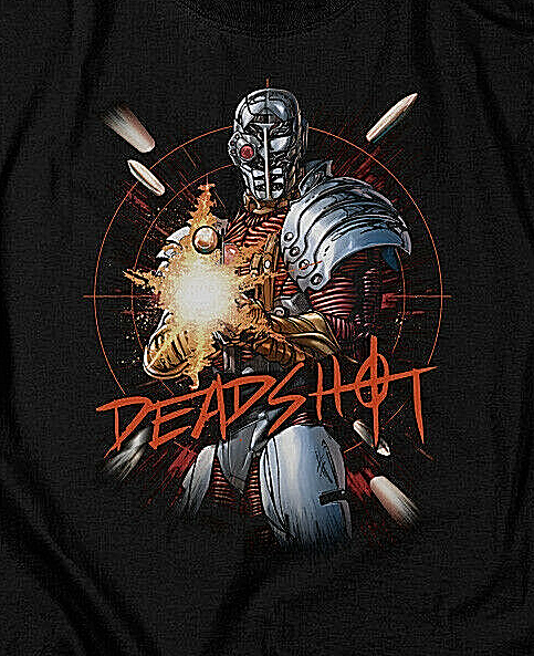 DC, Deadshot "Super Villain Assassin" Mens Unisex T-Shirt Available Sm to 5x