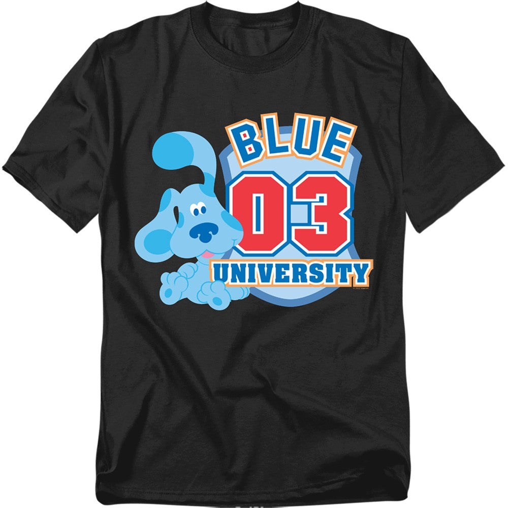 Blue's Clues "Blue University" Mens Unisex T-Shirt, Available in Sm to 5x -new