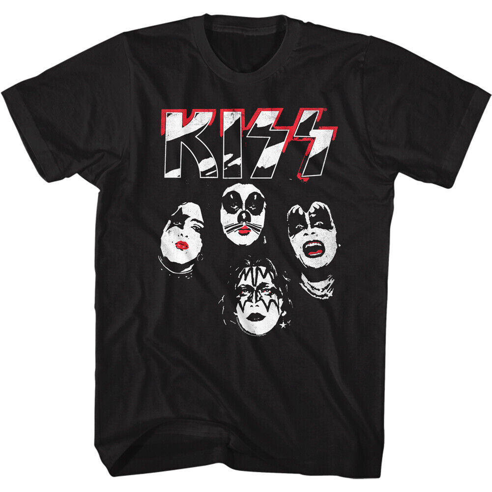 KISS "Self Titled Album, KISS, 1974"  Mens Unisex T-Shirt -Available sm to 5x