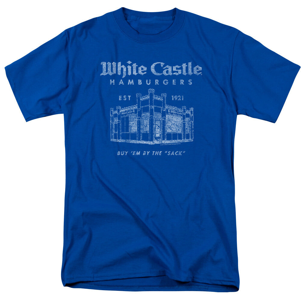 White Castle "By the Sack" Mens Unisex T-shirt, Available in Sm to 5x