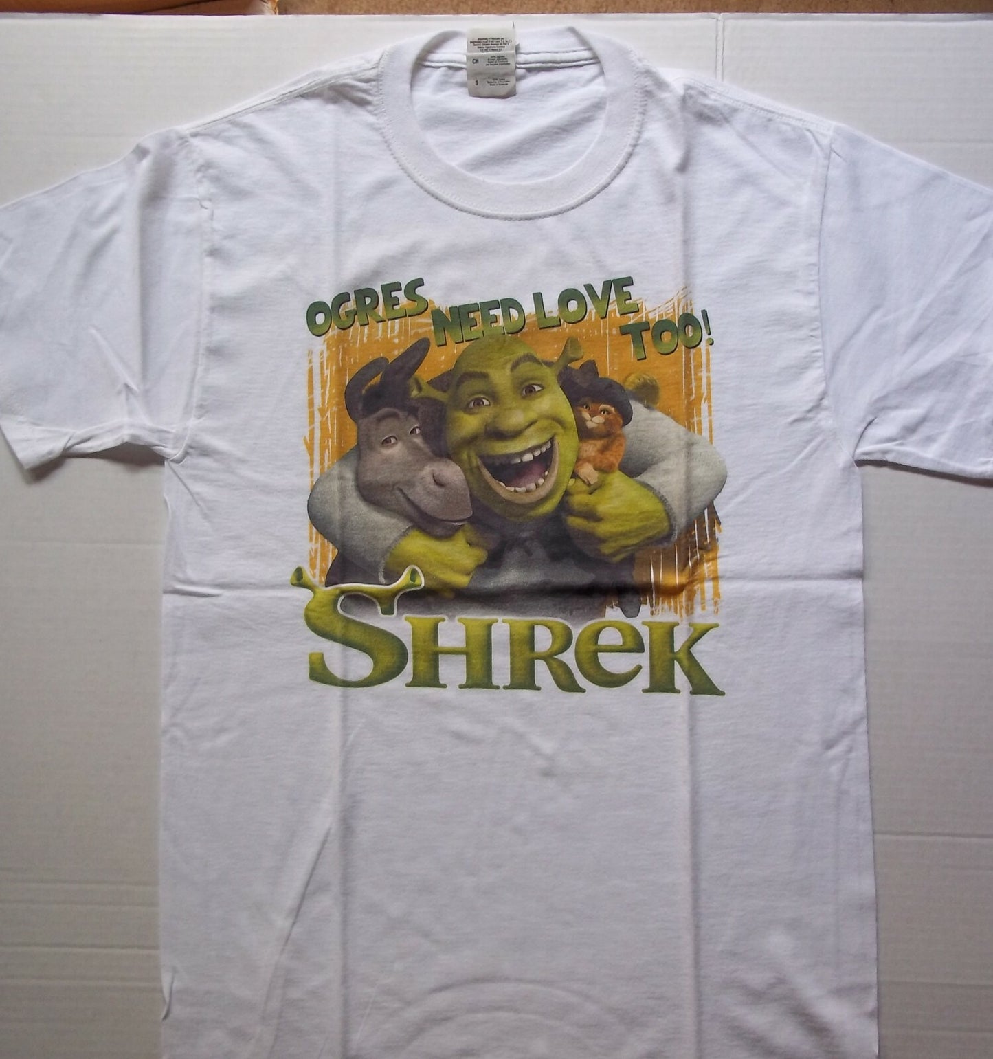 Dreamworks Schrek Characters Men's Unisex T-Shirt - Available S & L