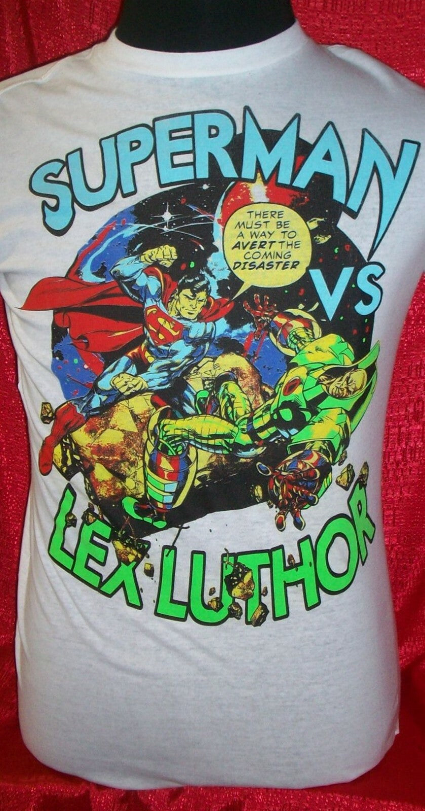 Superman vs Lex Luthor S  Adult Unisex T-Shirt - New