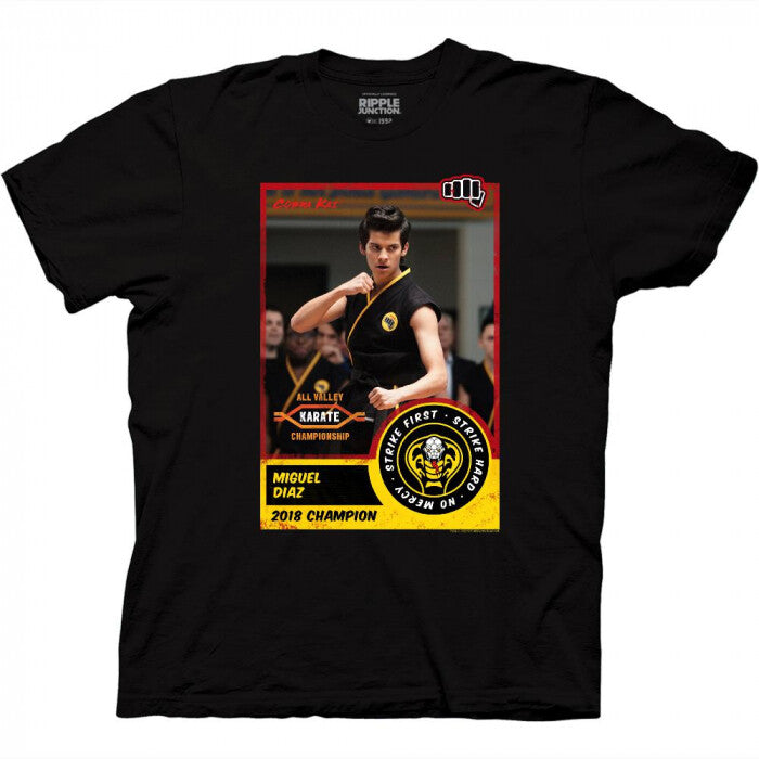 Cobra Kai Miguel Diaz Champion Mens Unisex T-Shirt, Available Sm to 2x
