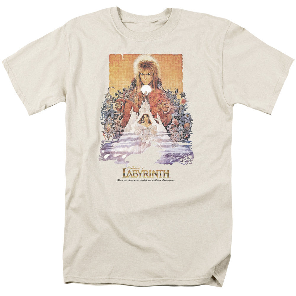 Labyrinth Motion Picture Poster Men Adult Unisex T-Shirt -Available in Sm to 3x