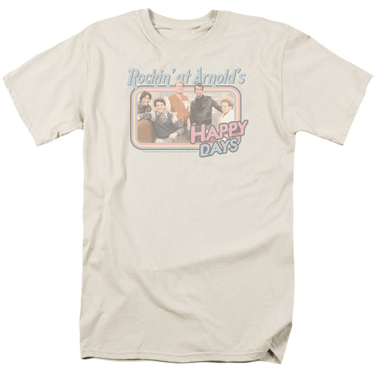 Happy Days: "Rockin' At Arnold's" Men Unisex T-Shirt, Available Sm to 3x -New