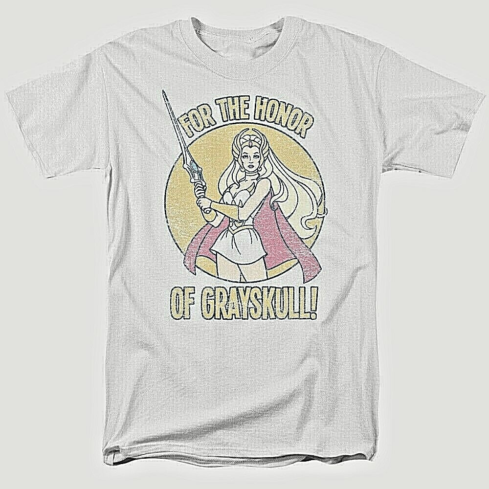 She-Ra 'For the Honor of Grayskull" Mens Unisex T-Shirt, Available Sm to 3x -new
