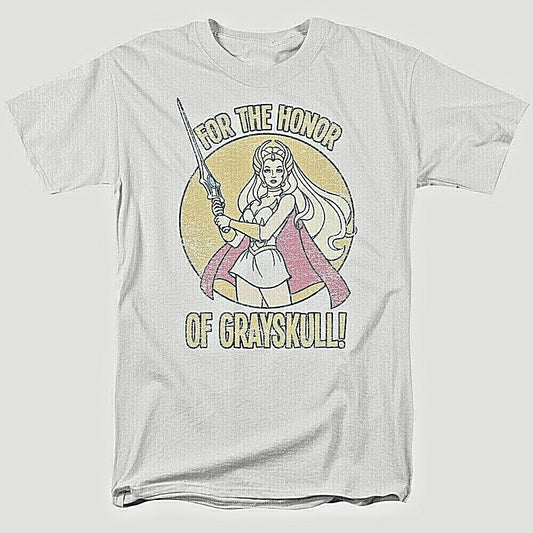 She-Ra 'For the Honor of Grayskull" Mens Unisex T-Shirt, Available Sm to 3x -new